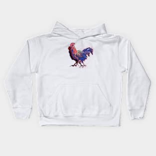 rooster and his shadow Kids Hoodie